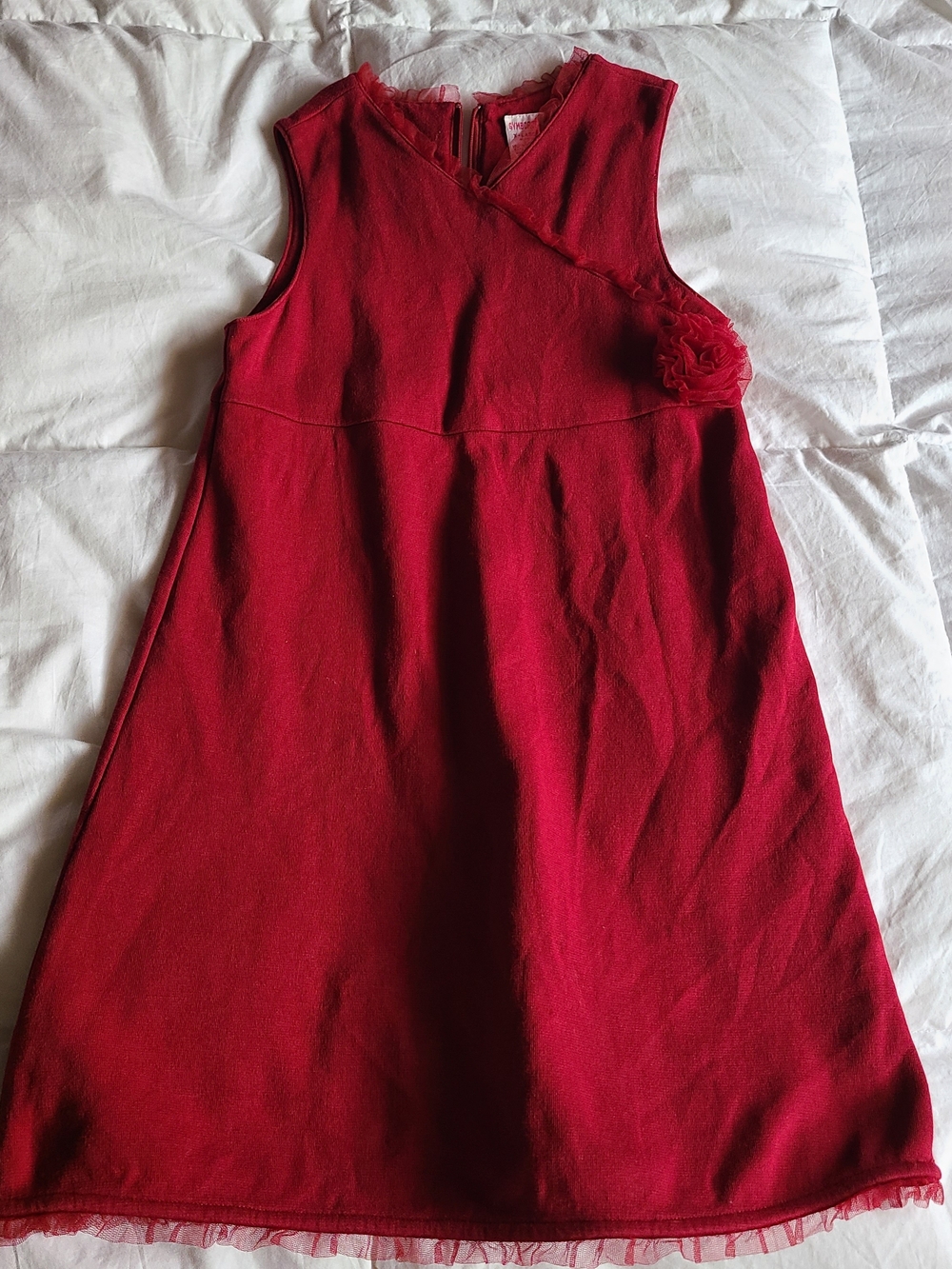 Gymboree Girls Deep Red Dress